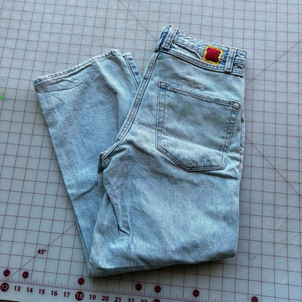 Empyre Colby Loose Fit Denim Jeans Size 28 Light Blue Skate Pants